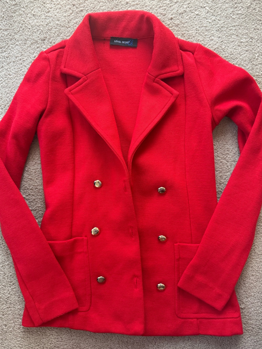 Red Women's Blazer